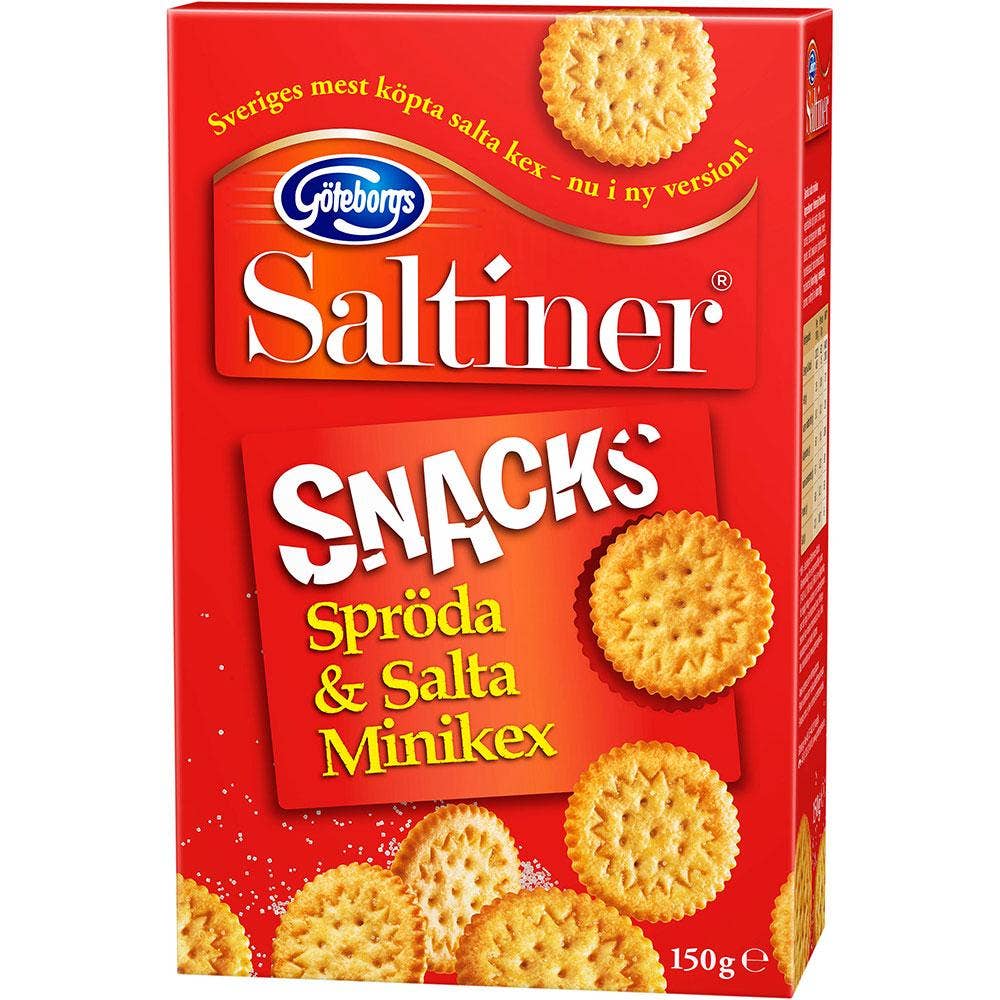 Göteborgskex Saltiner Snacks Göteborgs