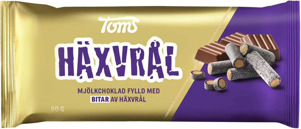 Toms Mjölkchoklad Häxvrål Toms