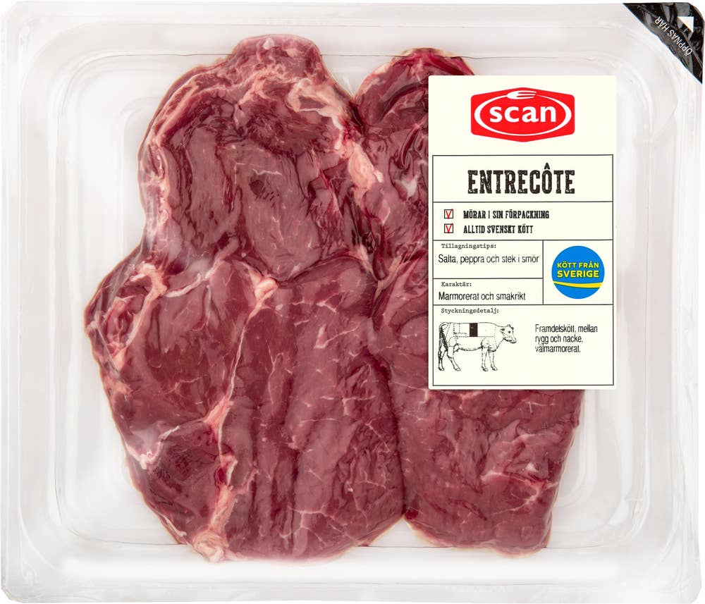 Scan Entrecote Benfri Skivad