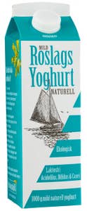 Roslagsmjölk Roslagsyoghurt Mild Naturell Laktosfri 3% EKO/KRAV