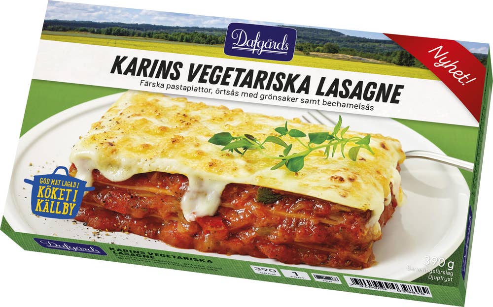 Dafgårds Karins Vegetariska Lasagne Fryst