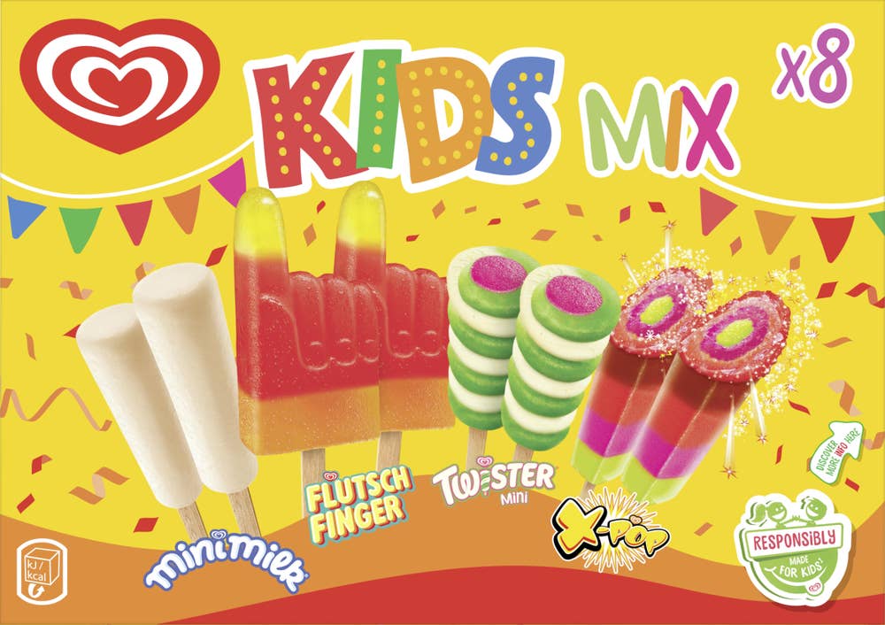 GB Glace Glasspinnar Kids Mix