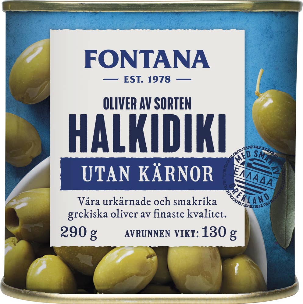 Halkidiki Oliver utan Kärnor