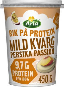 Arla® Mild Kvarg Persika & Passion Utan Tillsatt Socker 0,2%