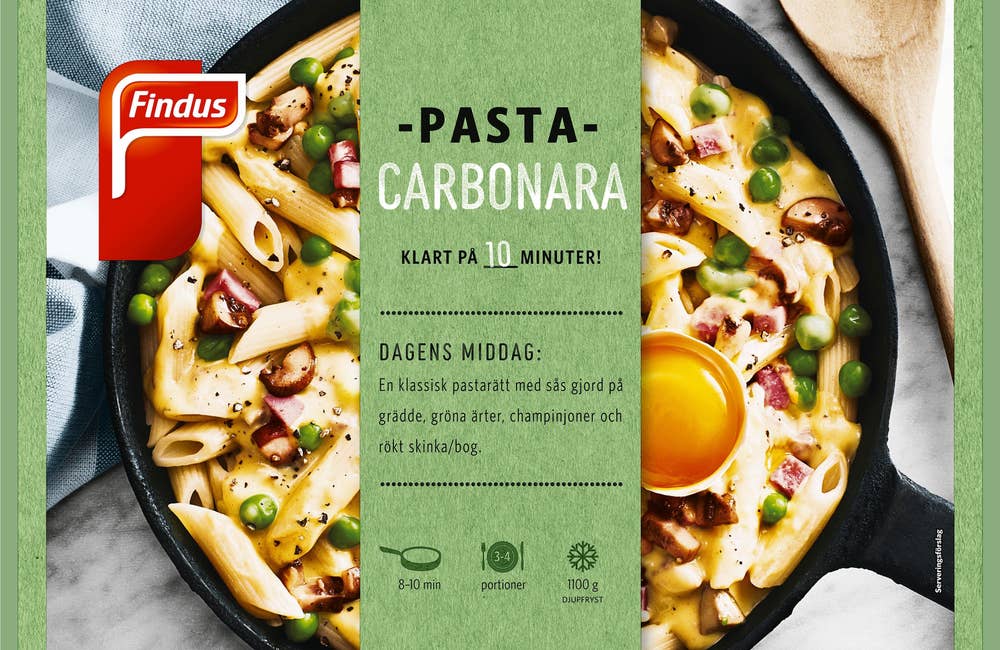 Findus Pasta Carbonara Fryst