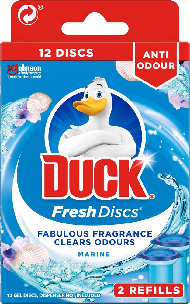 Duck Toalettrengöring Fresh Discs Marine Refill