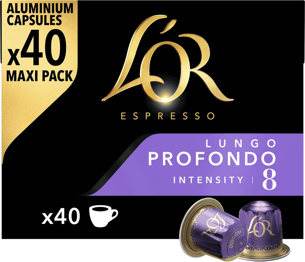 Lungo Profondo 8 Kaffekapslar