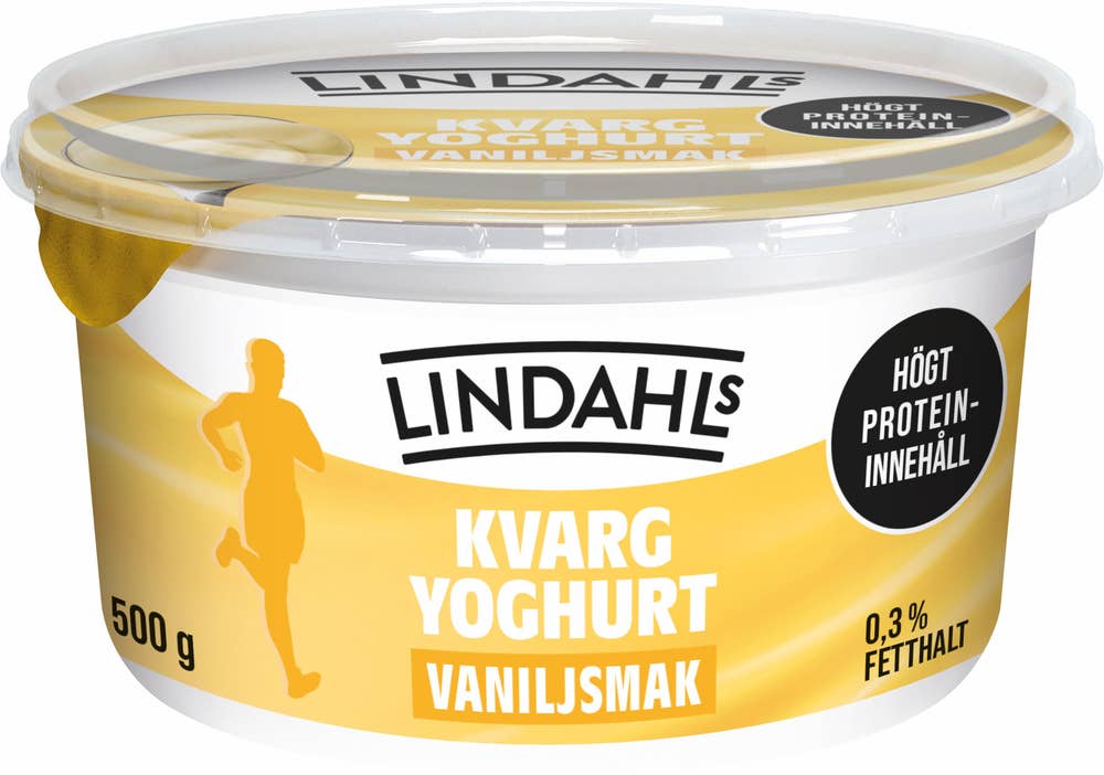 Lindahls Kvarg Yoghurt Vanilj 0,3%