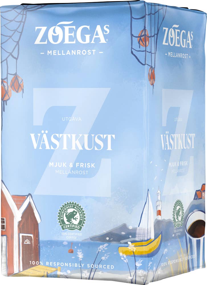 ZOÉGAS Kaffe Västkust Mellanrost 450g Zoegas