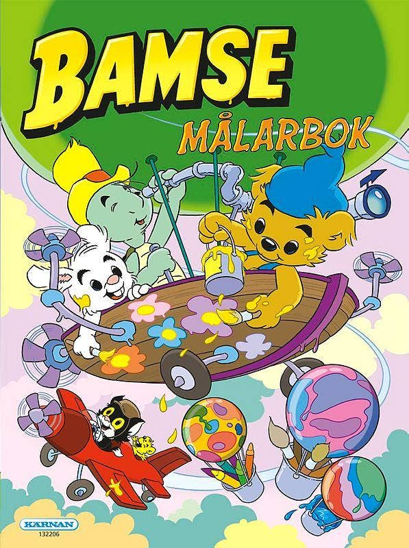Egmont Publishing Målarbok Bamse