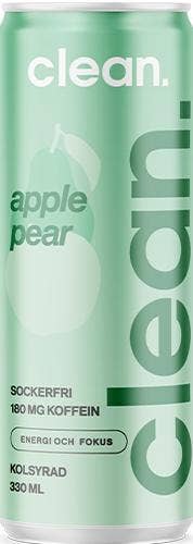 Clean drink Energidryck Päron Äpple Sockerfri