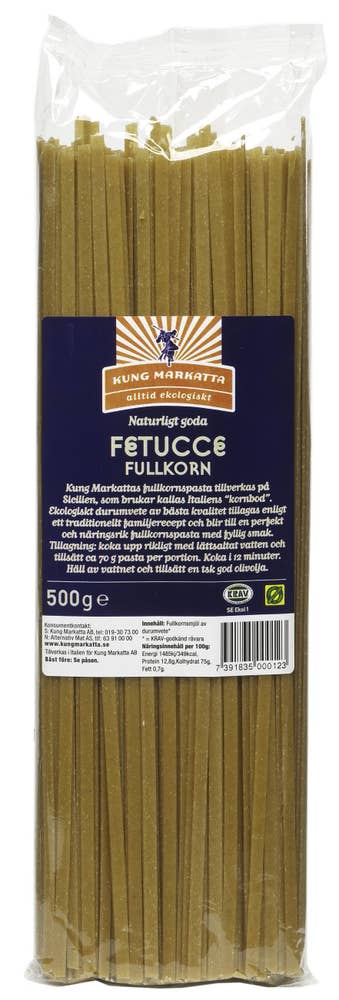 Ej sorterad Fettucce Fullkorn Kung Markatta