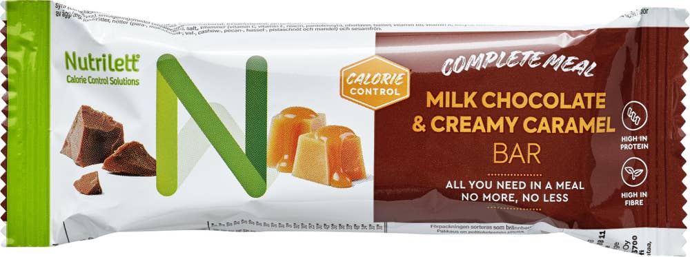 Nutrilett Bar Milk Chocolate 1-p Nutrilett