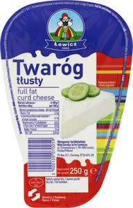 Lowicz Twaróg polsk färskost helfet 7,5%