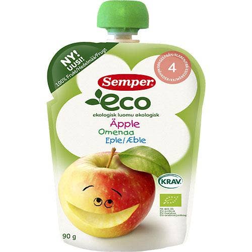 Ej sorterad Klämpås Äpple 100% 4M Ekologisk Semper