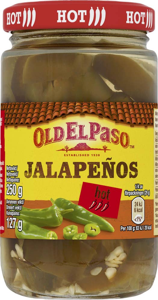 Old El Paso Sliced Green Jalapeños