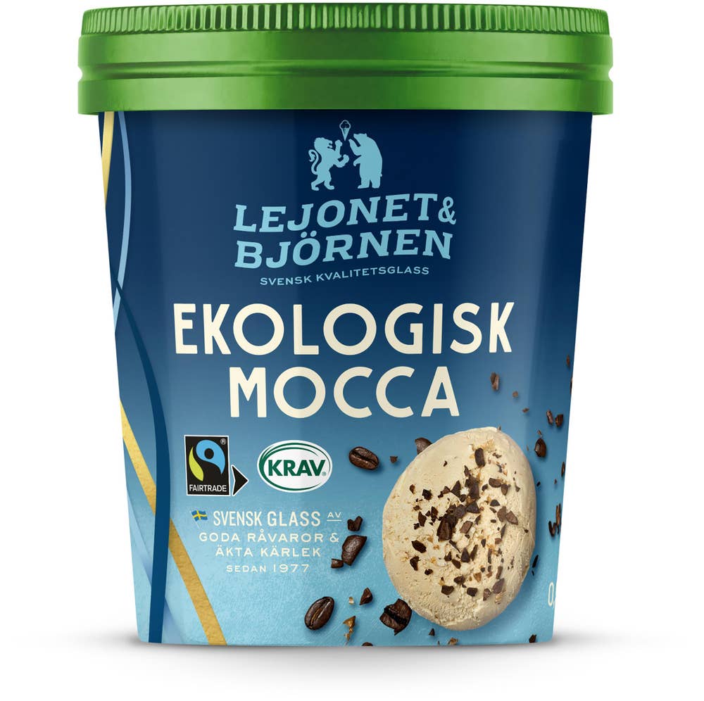 Lejonet & Björnen Glass Mocca KRAV/Fairtrade