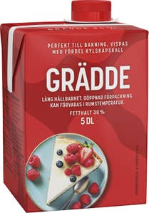 Dairy Food Vispgrädde Lång Hållbarhet 30%