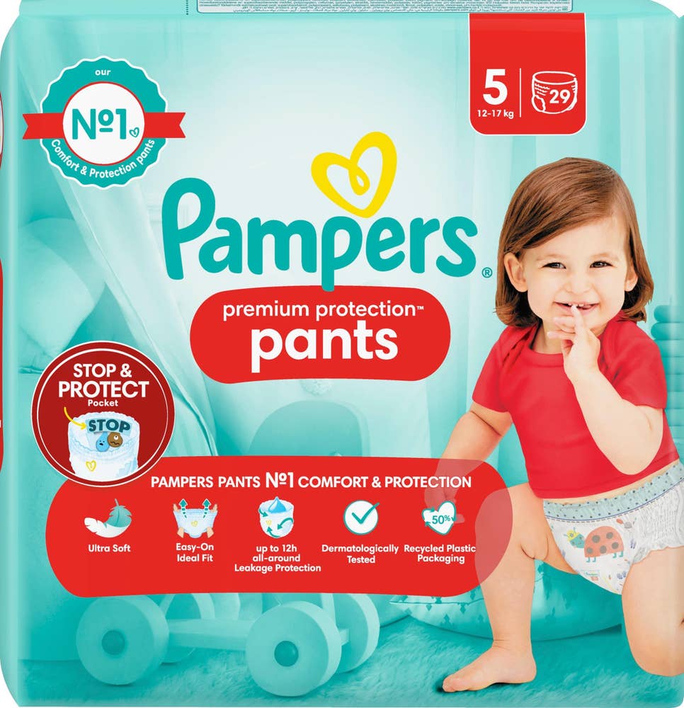 Pampers Blöja Premium Protection Pants S5 12-17kg