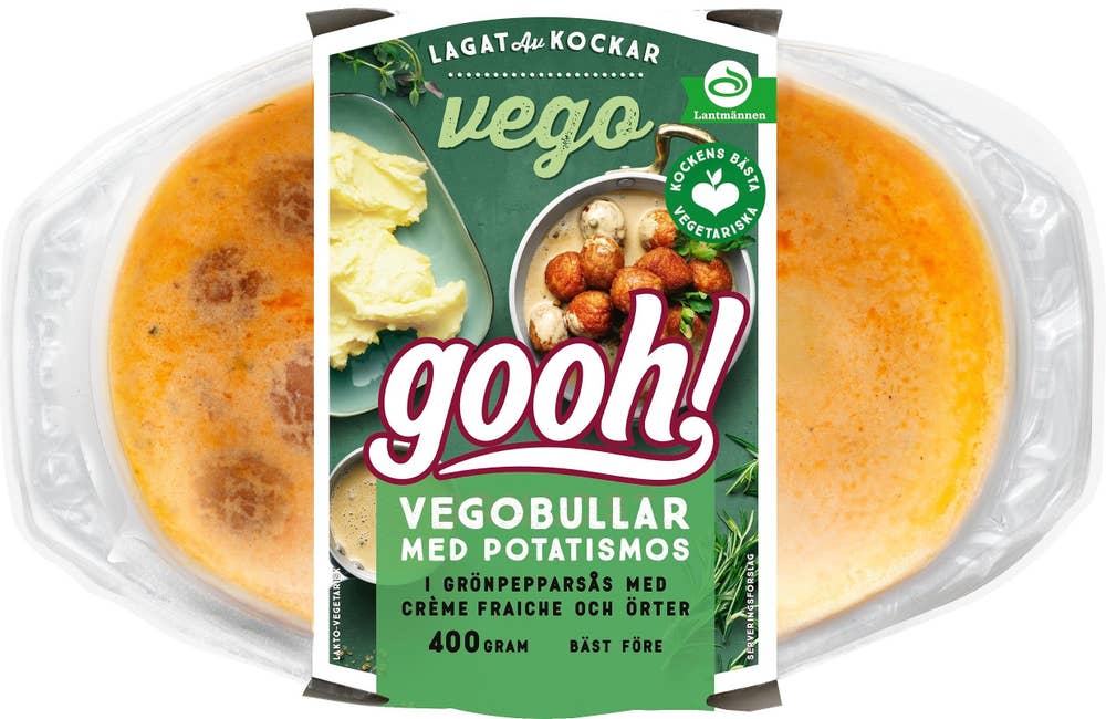 Gooh Vegobullar med Potatismos Gooh!