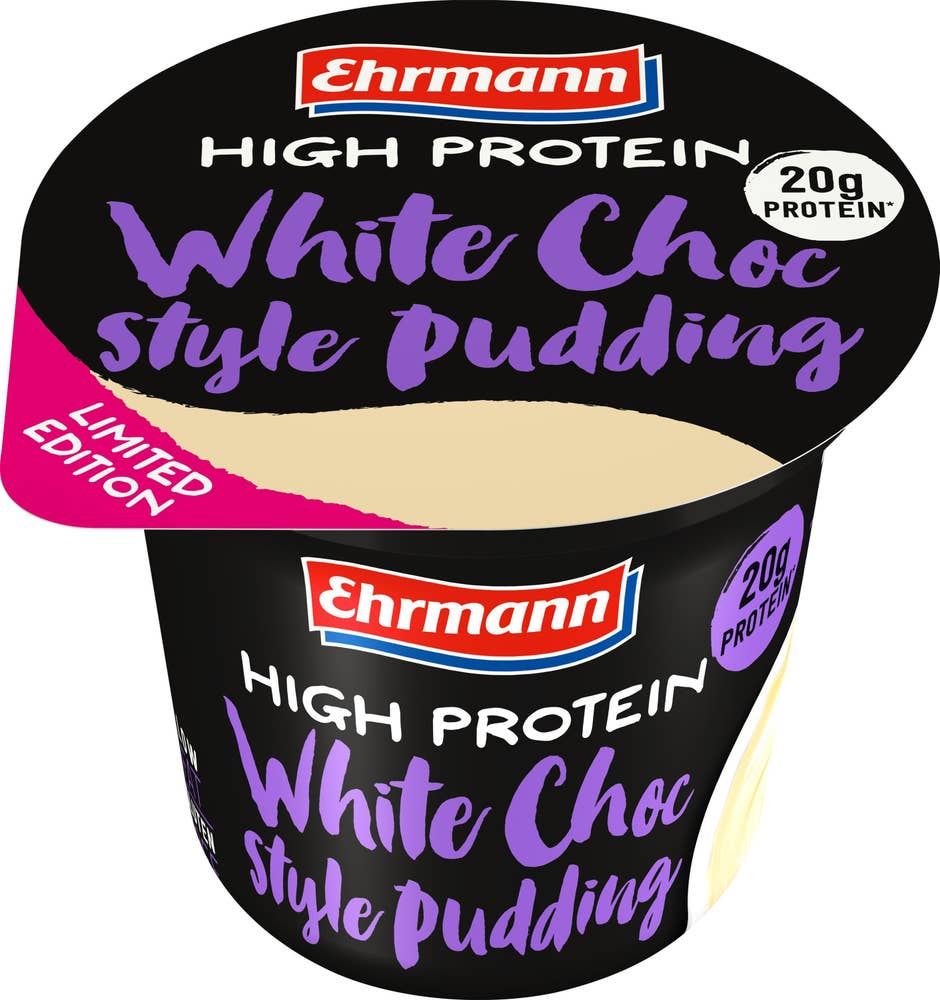 Ehrmann High Protein Proteinpudding Vit Choklad