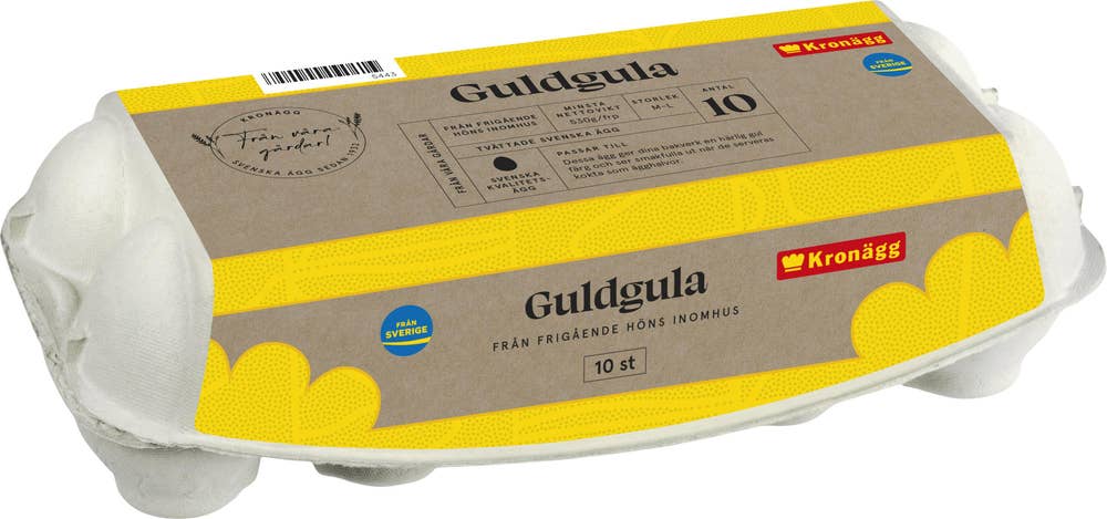 Ägg Frigående Guldgula M/L 650g