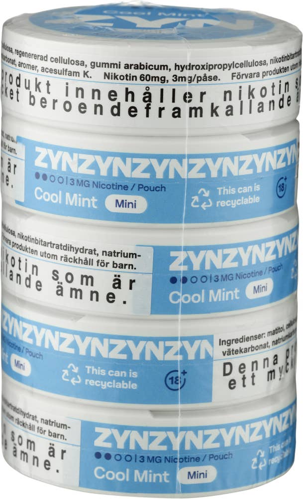 Zyn Cool Mint Mini Stock