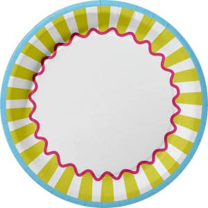 Duni Papperstallrik Pop Stripes 22cm