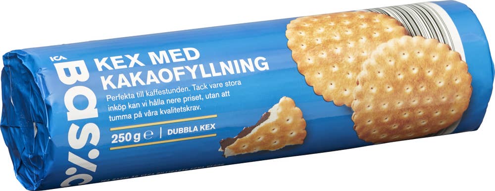Ej sorterad Kex Chokladfyllning Ica Basic