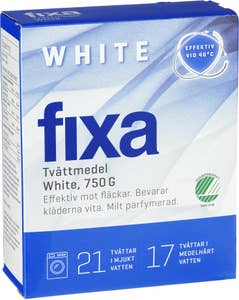 Fixa Tvättmedel Pulver White