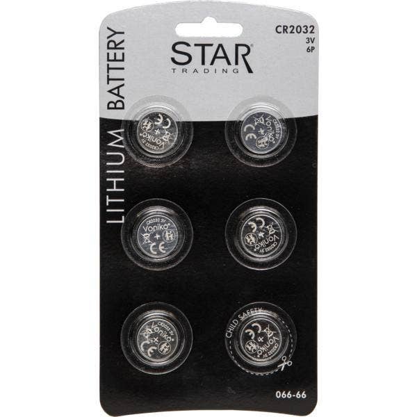 Star Trading Batteri Lithium CR2032 3V