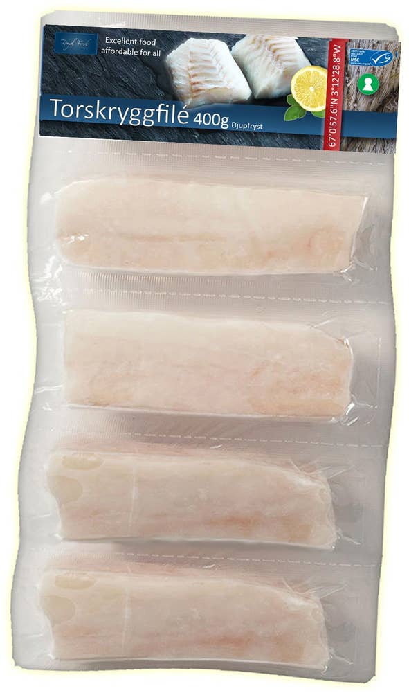 Royal Foods Stillahavstorsk Ryggfilé MSC Fryst