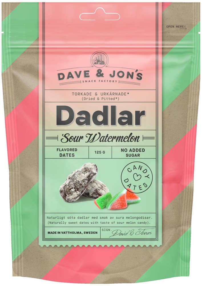 Dave & Jon's Dadlar Sour Watermelon