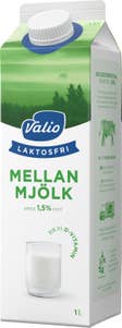 Valio Mellanmjölk Laktosfri 1,5%