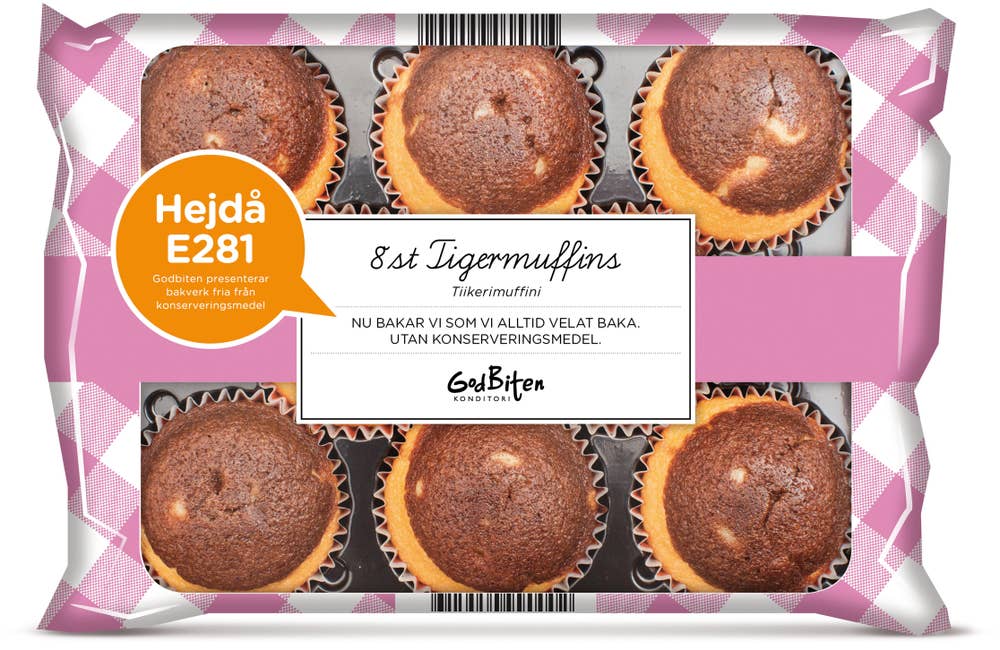 Ej sorterad Tigermuffins Godbiten