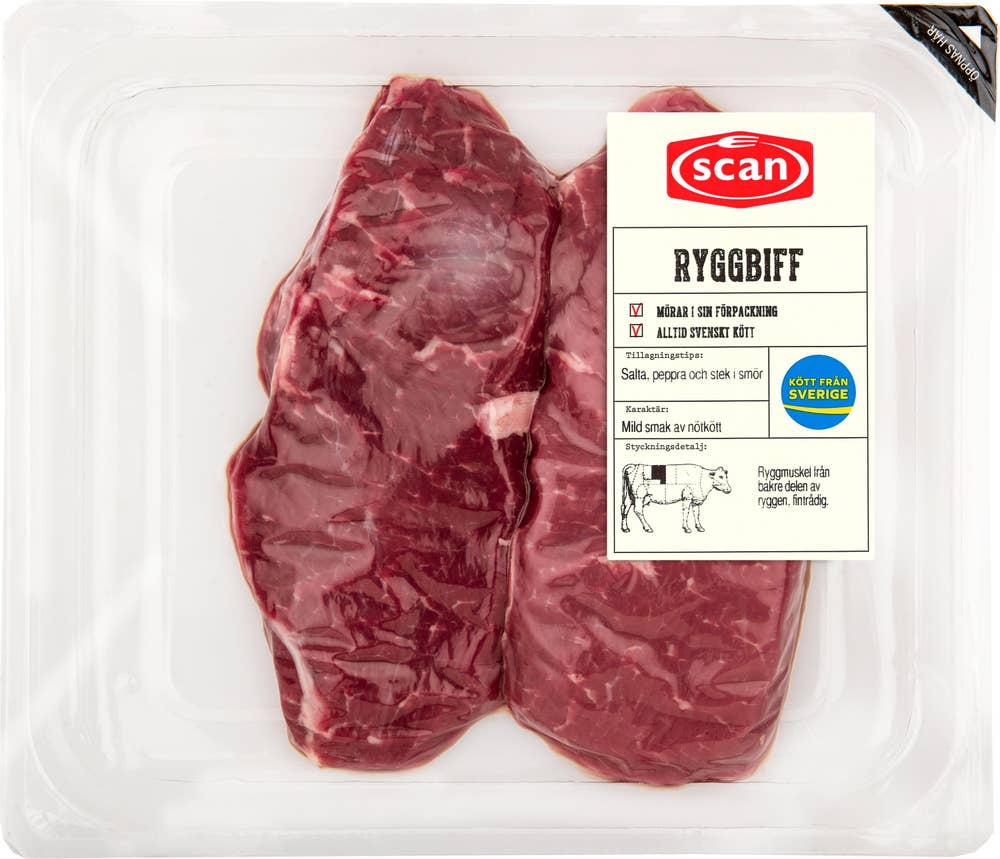 Ryggbiff Skivad