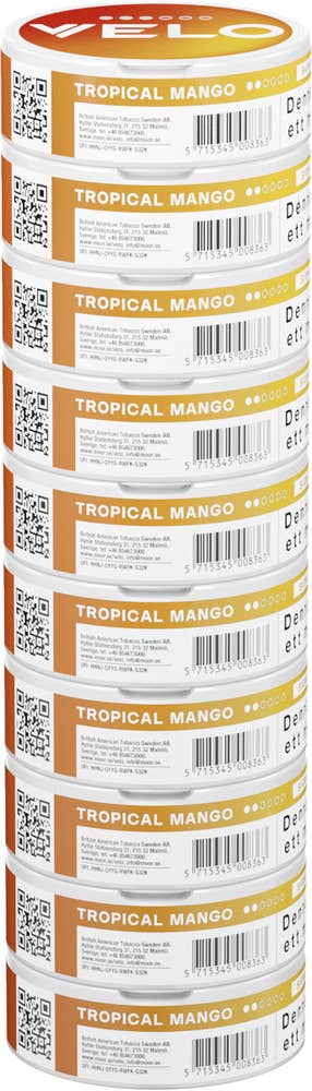 VELO Tropical Mango Stock