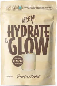 Heey! Hydrate & Glow Electrolytes + Coll-egan® Pineapple Coconut 40 portioner