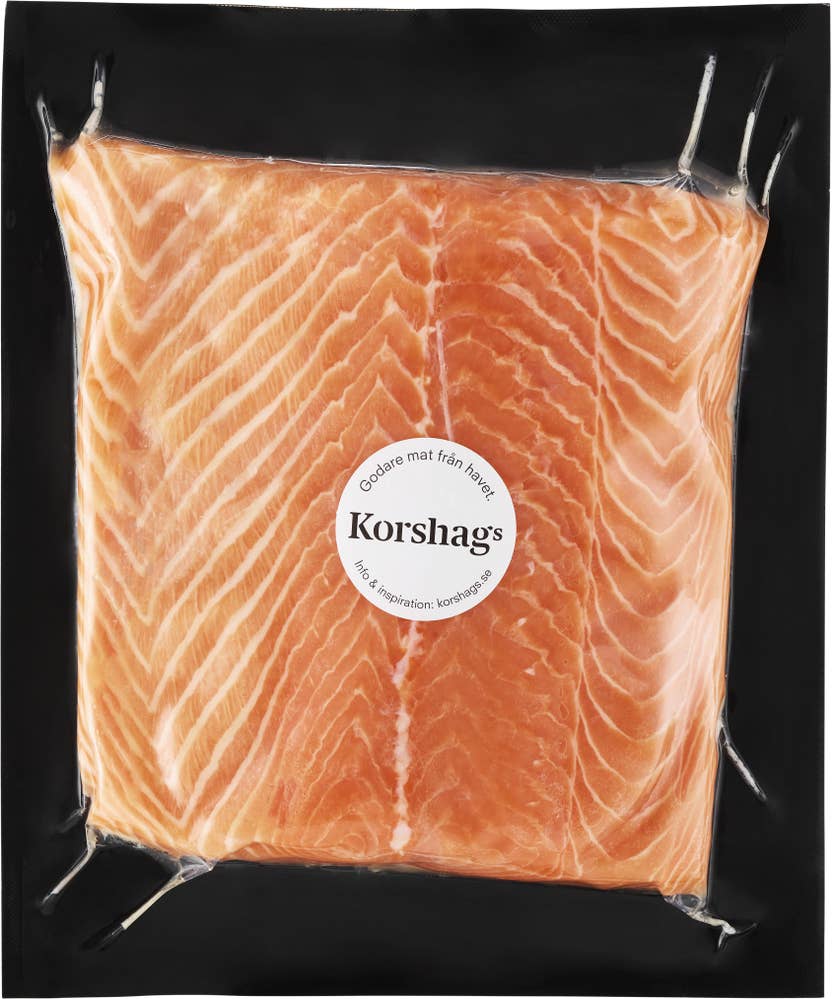 Korshags Laxfilé Färsk i Bit D-trim Korshags