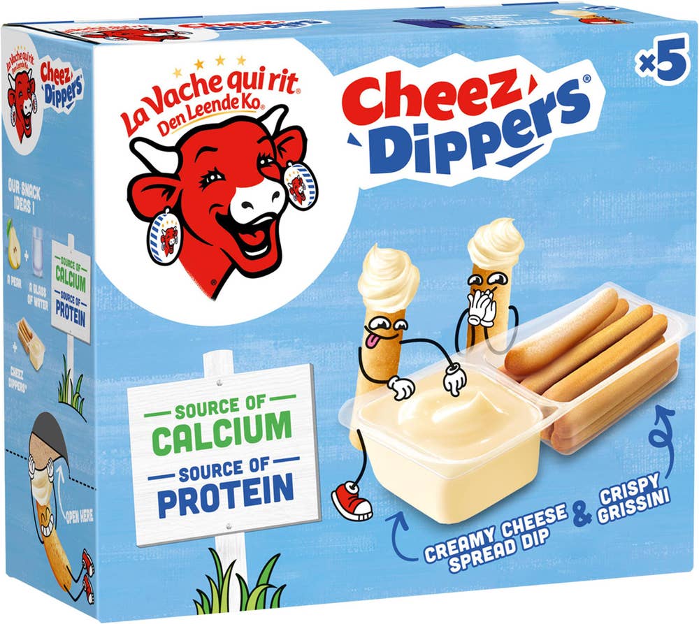 Den skrattande kon Grissini Cheez Dippers 5-p