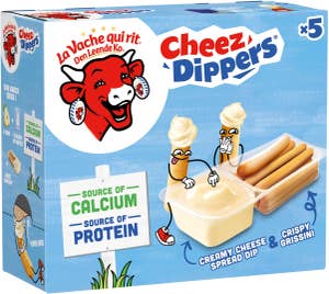 Den skrattande kon Grissini Cheez Dippers 5-p