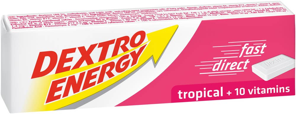 Dextro Energy Druvsocker Tropic Dextrosol
