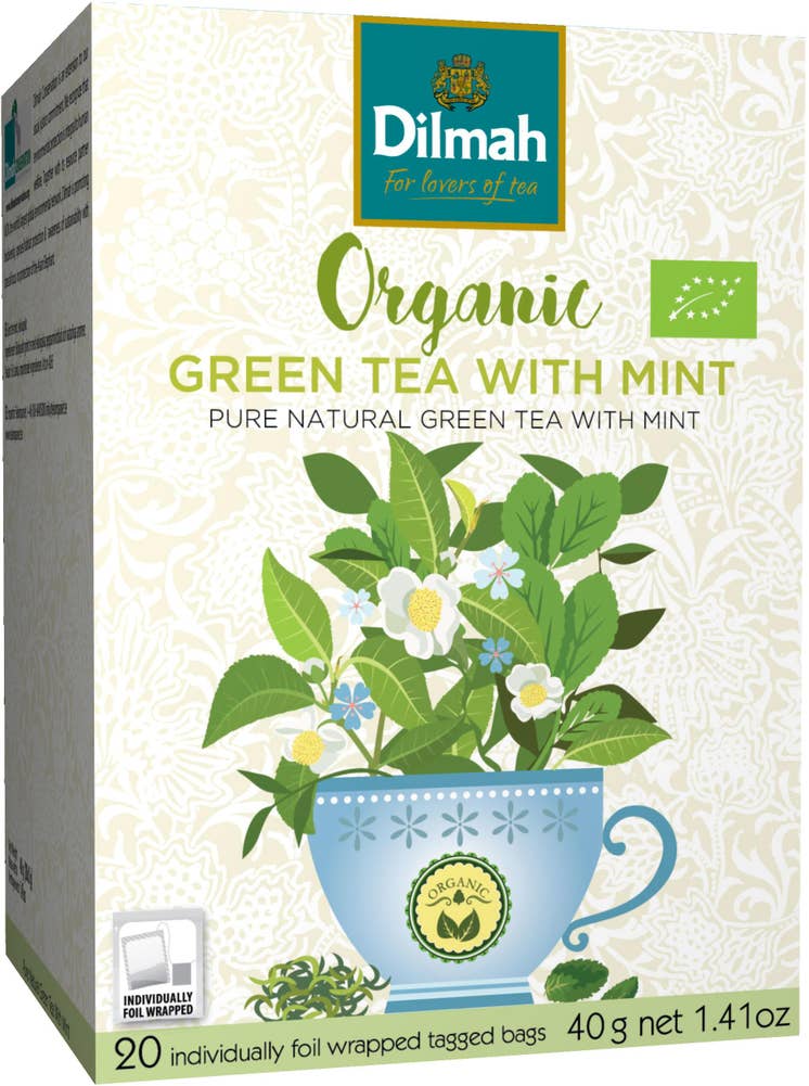 Dilmah Green Tea with Mint EKO