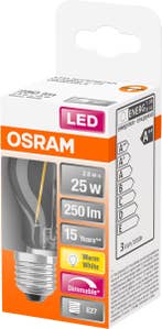 Osram LED CL P 25 Klot E27 Dim Fil