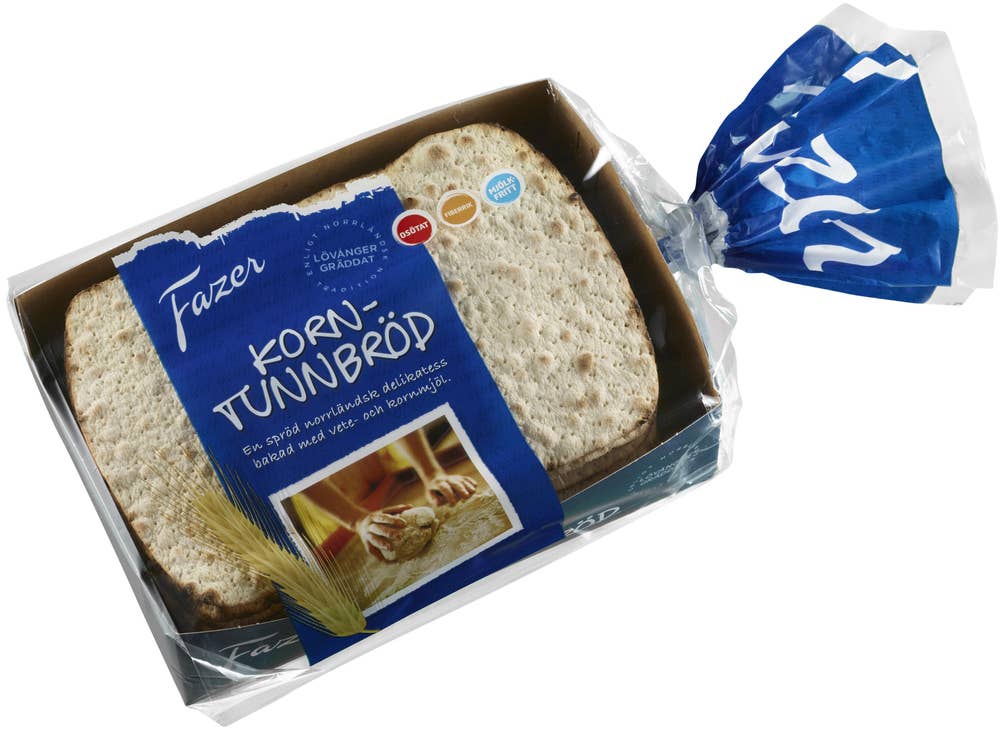 Ej sorterad Korntunnbröd Lövånger Fazer