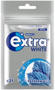 Extra Tuggummi White Peppermint Sockerfri