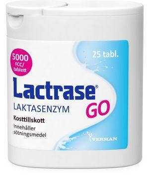 Lactrase GO, Tablett, 25 st
