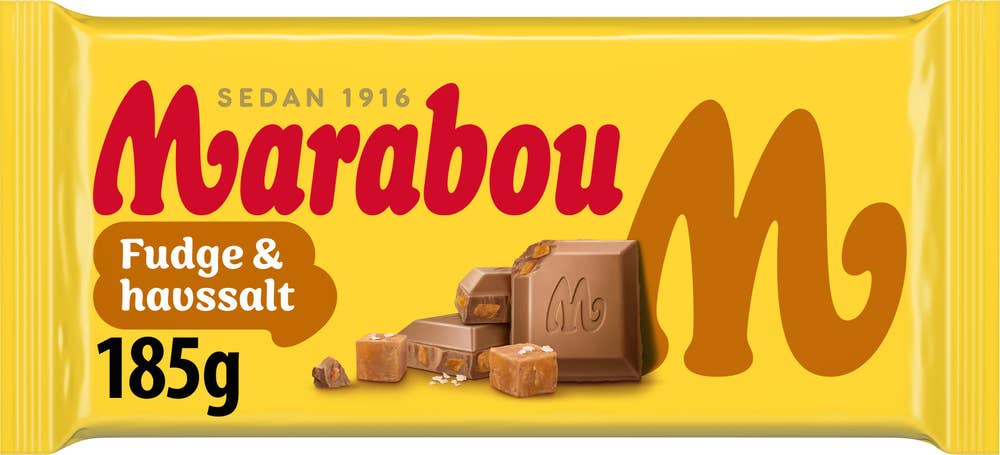 Marabou Chokladkaka Fudge Havssalt
