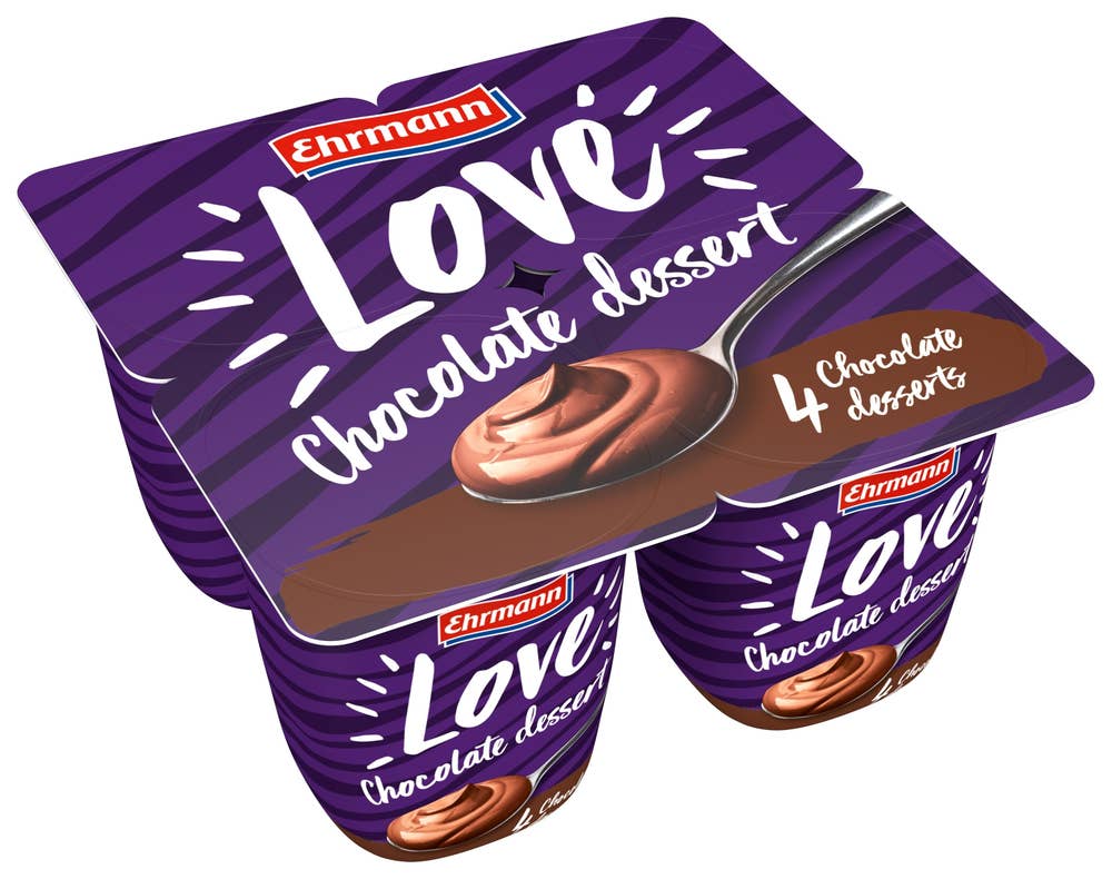 Ehrmann Love Dessert Pudding Choklad 4x100g