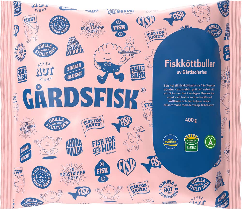 Gårdsfisk Fiskköttbullar Frysta 400g Gårdsfisk